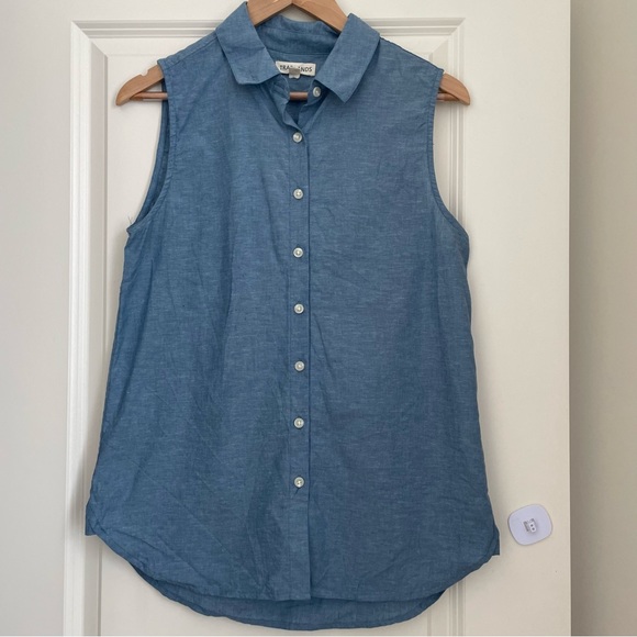 Tradlands Highland Sleeveless Everyday Chambray size M - Picture 3 of 8